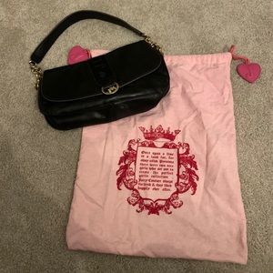 Juicy Couture Black Leather Handbag